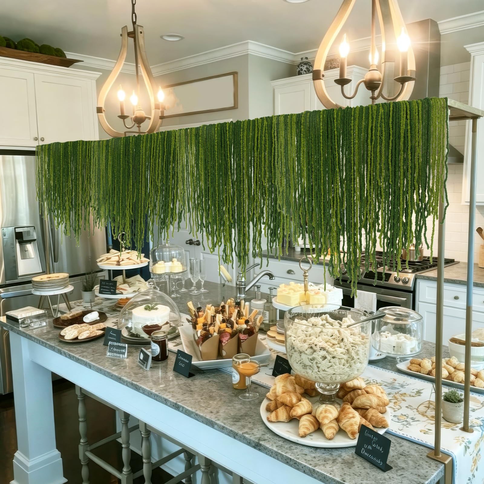 60 Pcs Hanging Moss Vines Faux Moss Garland for Decorating Plants Artificial …