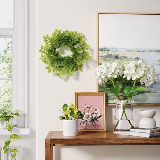 Threshold wreath (2pack) Great center piece decoration. 13″ diameter
