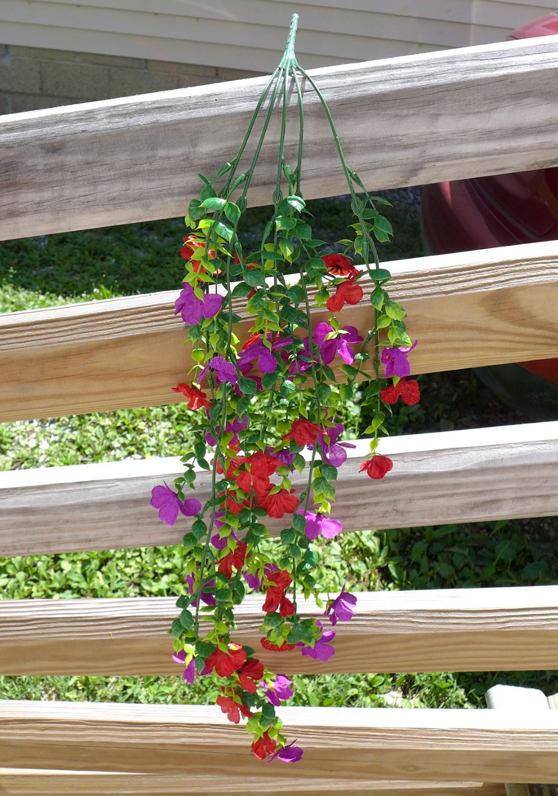 Artificial Plastic Brunch Leaf Fabric Flowers Vines Hanging (#146) Wedding Decor