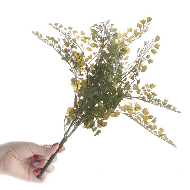 Package of 2 Artificial Maidenhair Fern Indoor/Outdoor 14″ Bushes