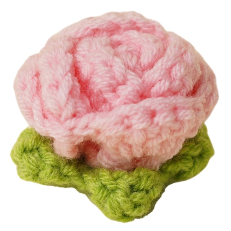 Knitting Crochet Flower Beautiful Knitted Flower for Friend