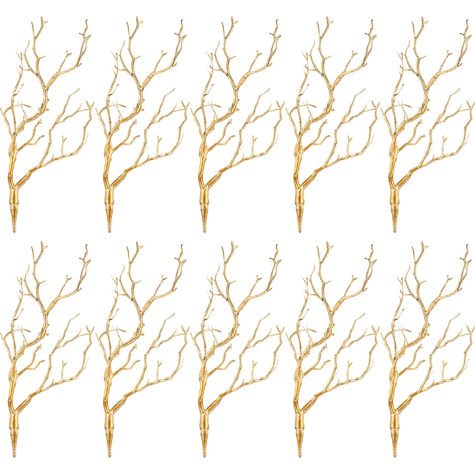Geosar 13.8 Inch Small Manzanita Branches Plastic Faux Branches Artificial An…