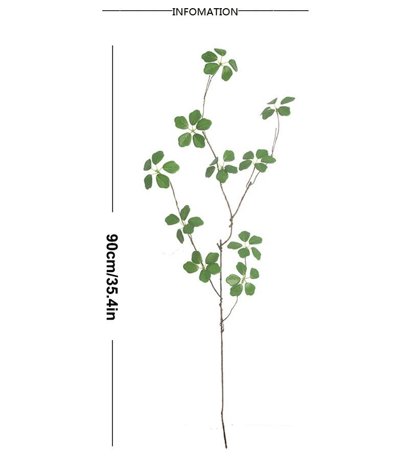 Artificial Plant Leaves 90cm / 35.4in For Home And Office Living Room Decor NEW