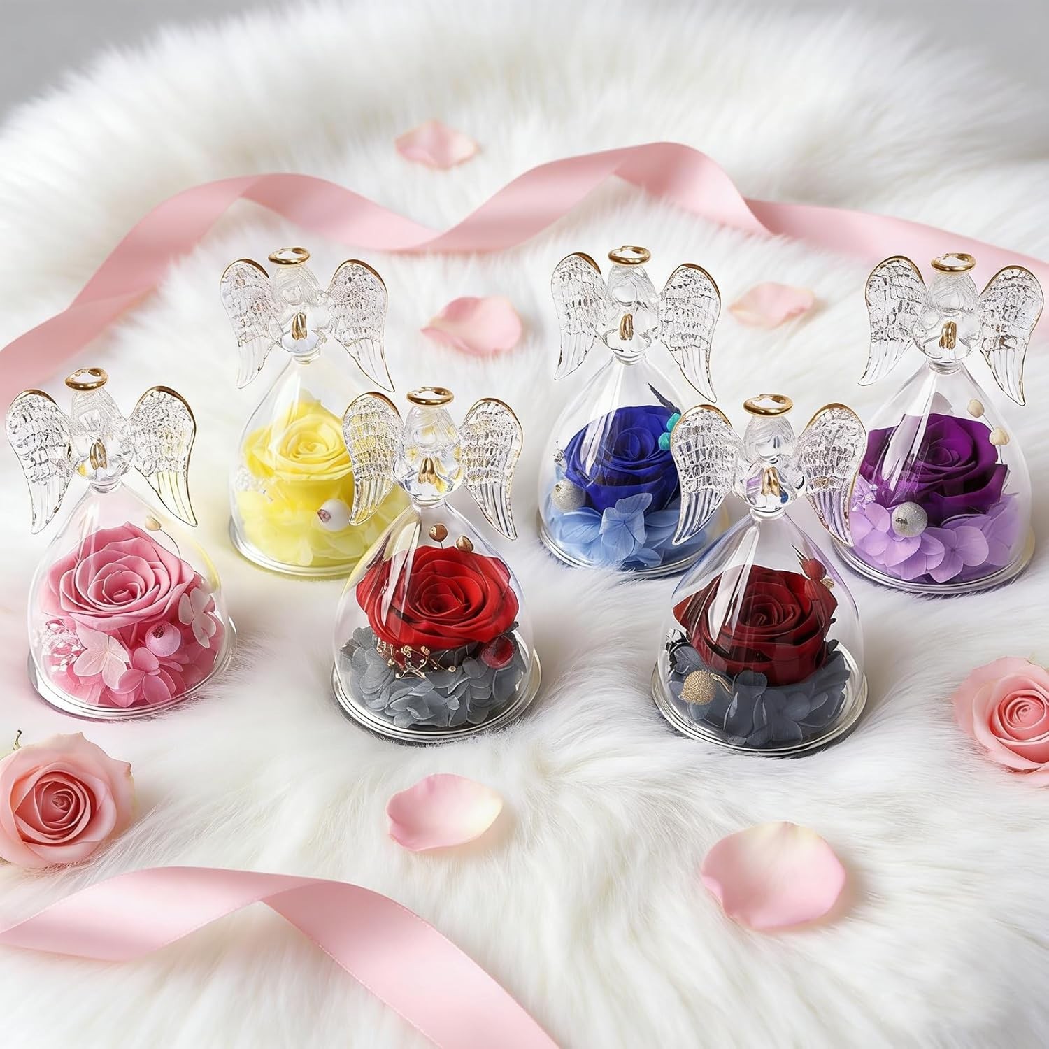 Gifts for Mom Birthday Gifts for Women Her, Forever Preserved Flowers Rose in…