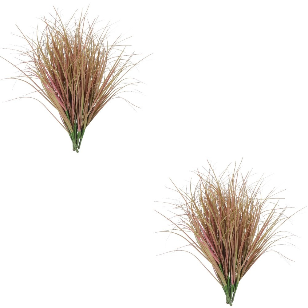 2 Pack Fake Tall Decorative Grass Artificial Plants for Outdoors