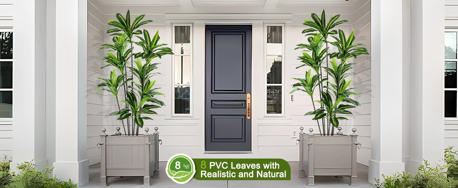 Dracaena Artificial Plant Indoor 5FT – Large Tropical Fake Tree with Lifelike