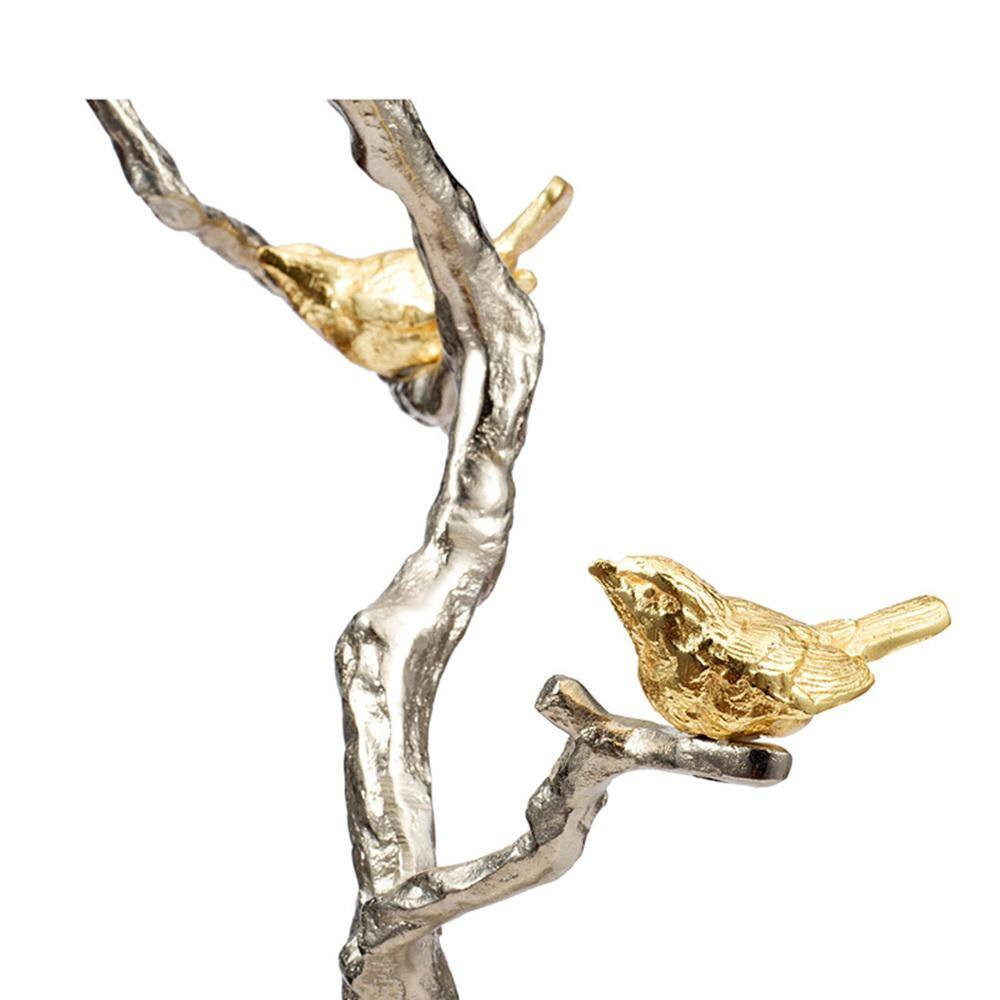 Silver/Gold Branch Irregular Decor Accent