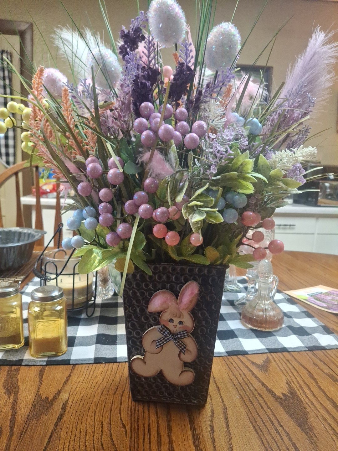 Easter Egg Flower Bouquet Spring Flowers NEW