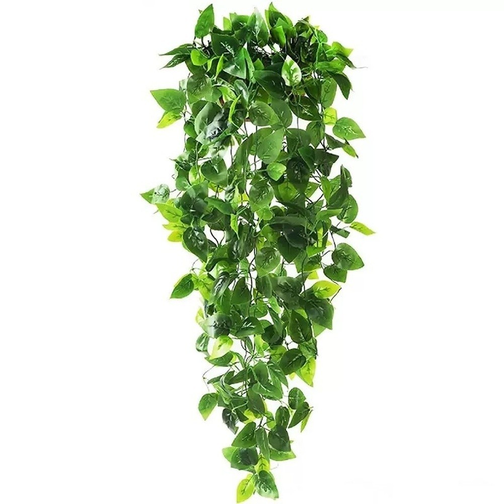 Fake Hanging Plant with Lifelike Green Foliage for Office Indoor Decoration