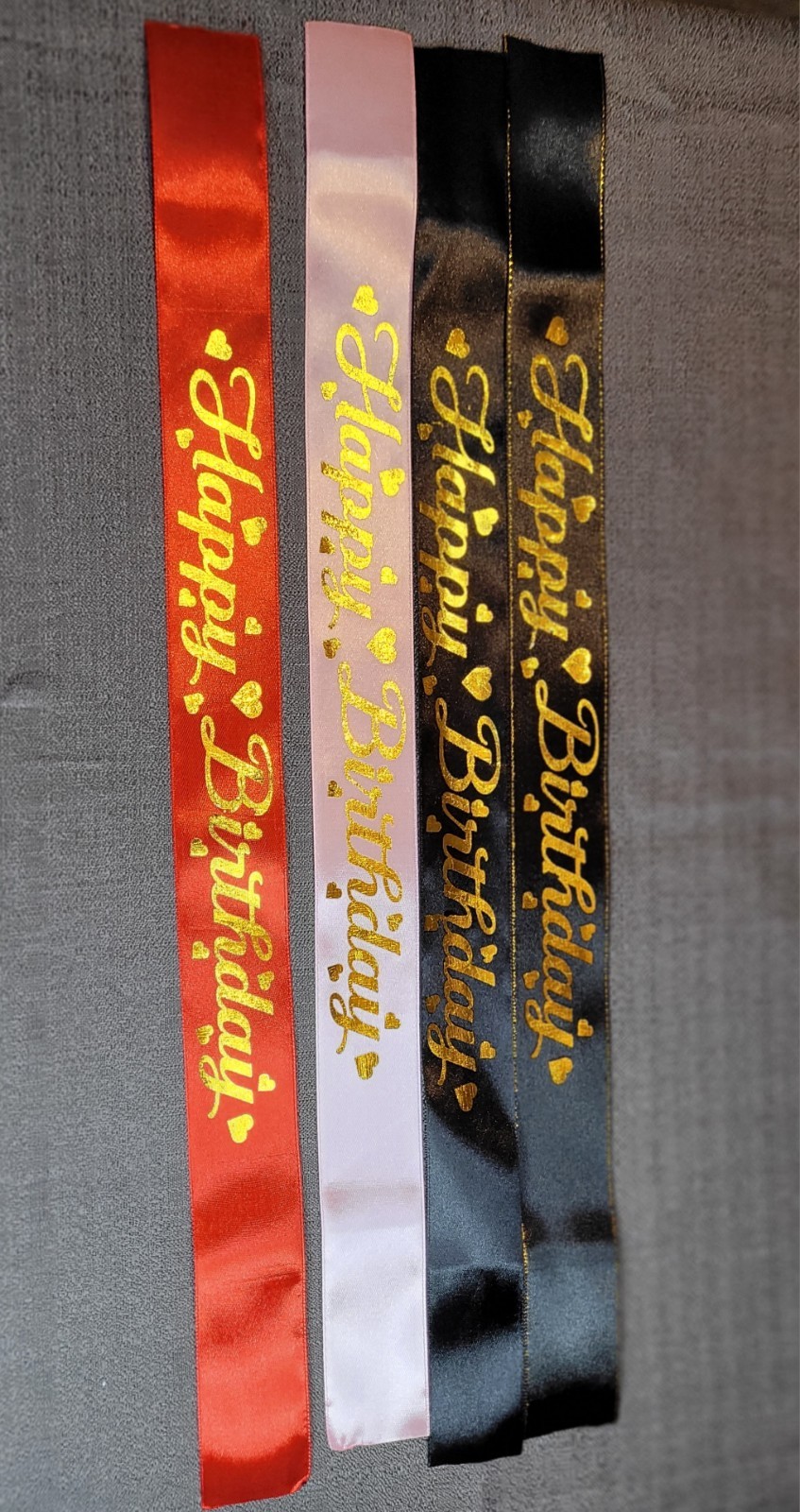 RIBBON W/PHASES FOR BOUQUETS ( HAPPY BIRTHDAY)