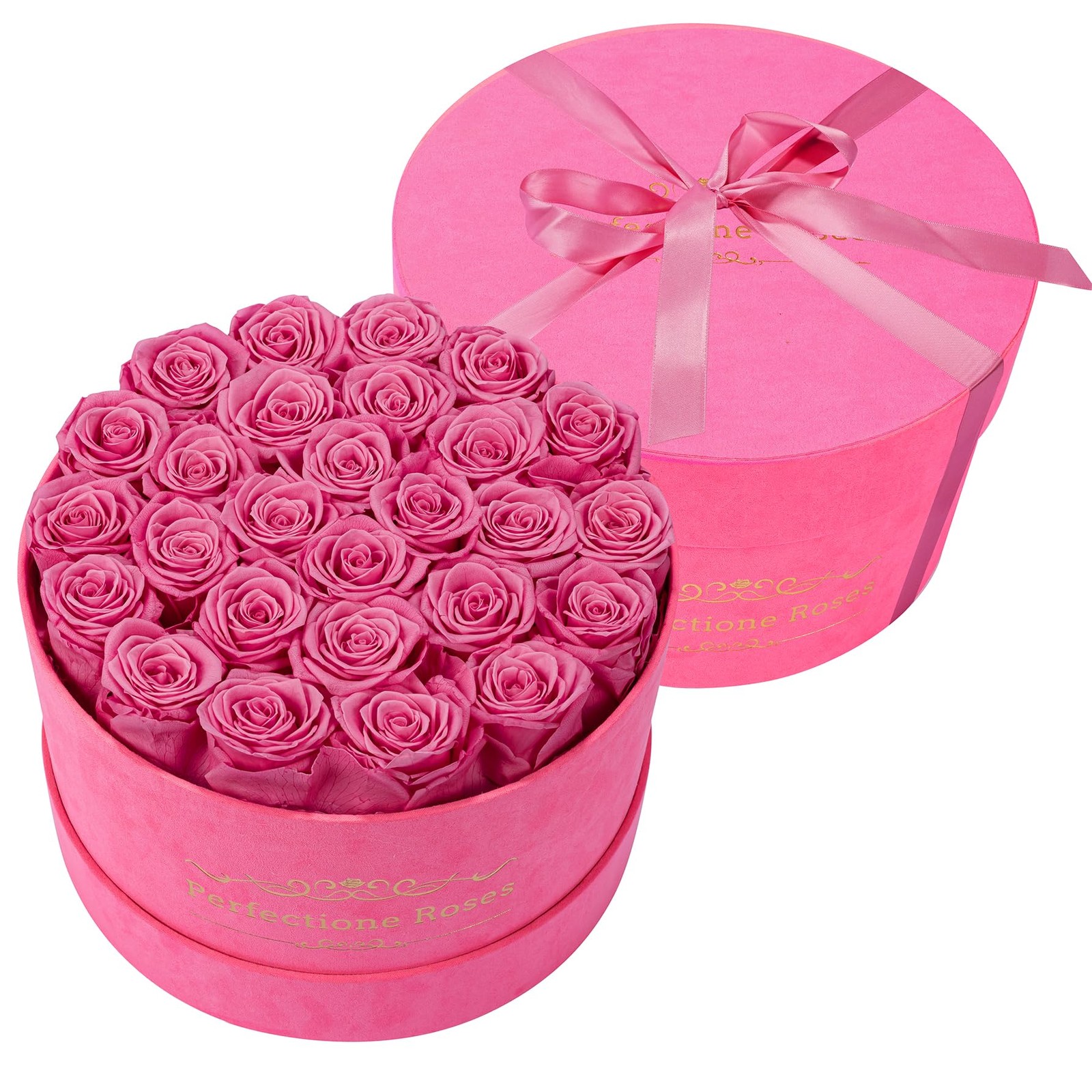 27 Roses in a Box Mothers Day Rose Preserved Flowers for Her Flowers for Deli…