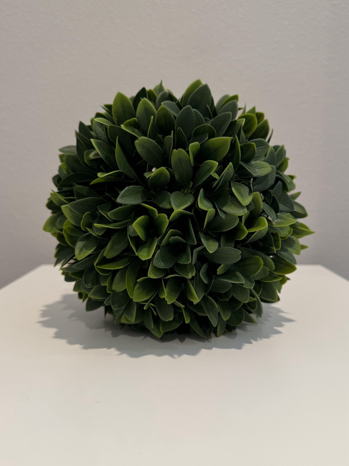 Faux Green Topiary Ball 7.25” NWOT