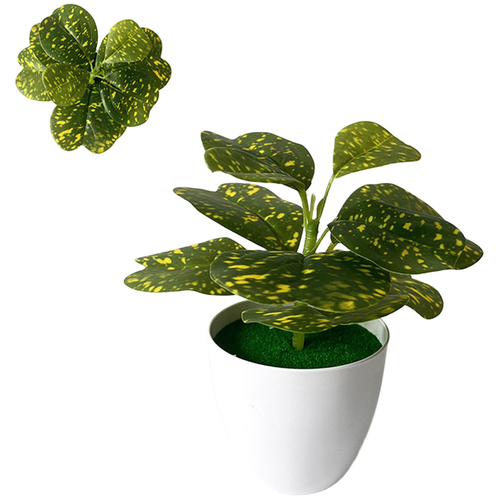 Compact Fake Plant 16cm Height for Photography Studio or Live Stream Backdrop