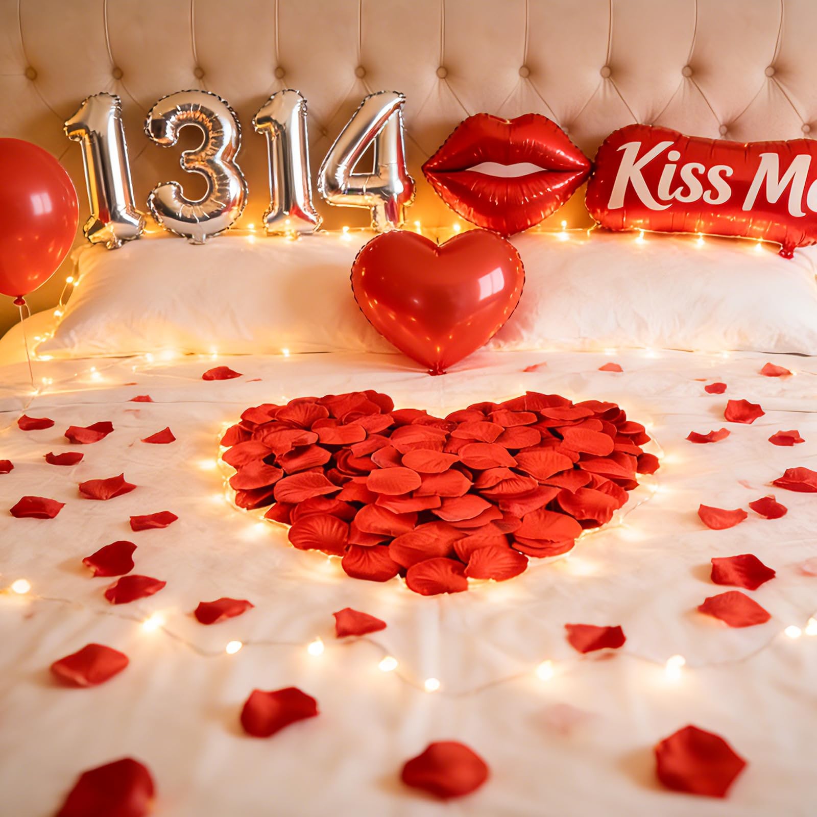 Artificial Fake Rose Petals, Flower Petal for Romantic Night, Engagement, Party
