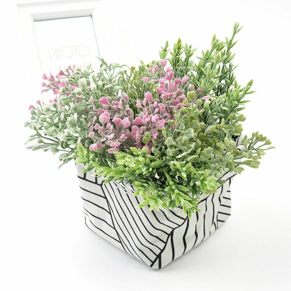 6pcs Artificial Wedding Flowers Assorted Colors Bridal Bouquet Party Decor NICE!