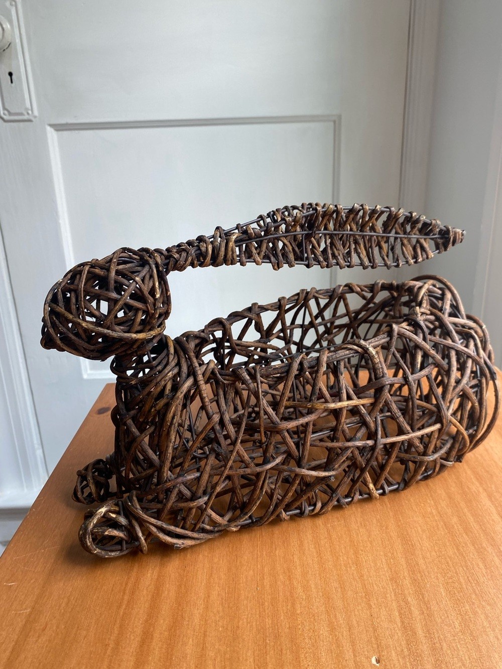 Pier One Wicker Rabbit Basket