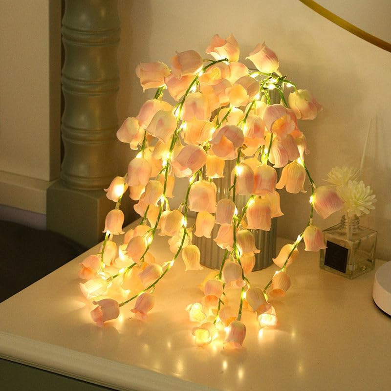 LED Lily of the Valley Bouquet 20 Artificial Plants Household Decoration Bedroom