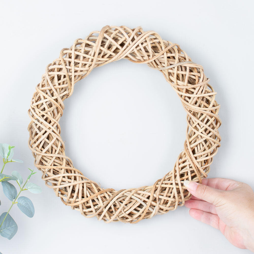 Bulk Package of 12 Natural Vine Twig 12″ Hand Woven Wreaths