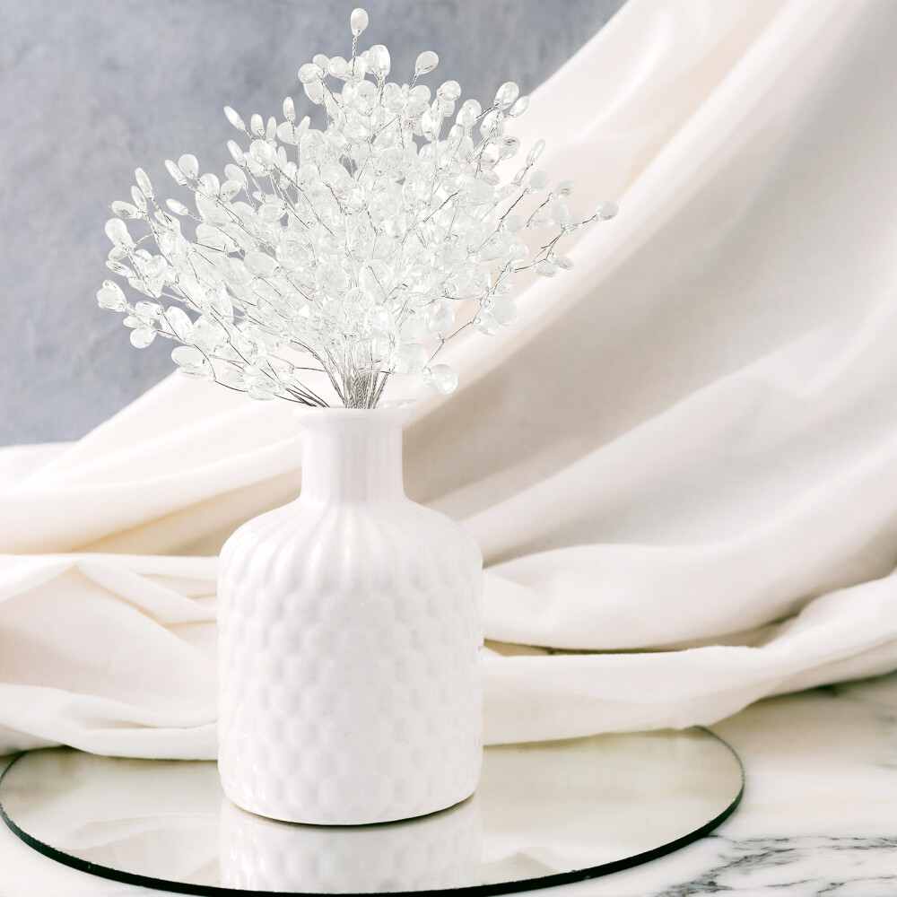 Artificial Bouquet 50 Stems Crystal Floral Picks Home Decoration Christmas Tree