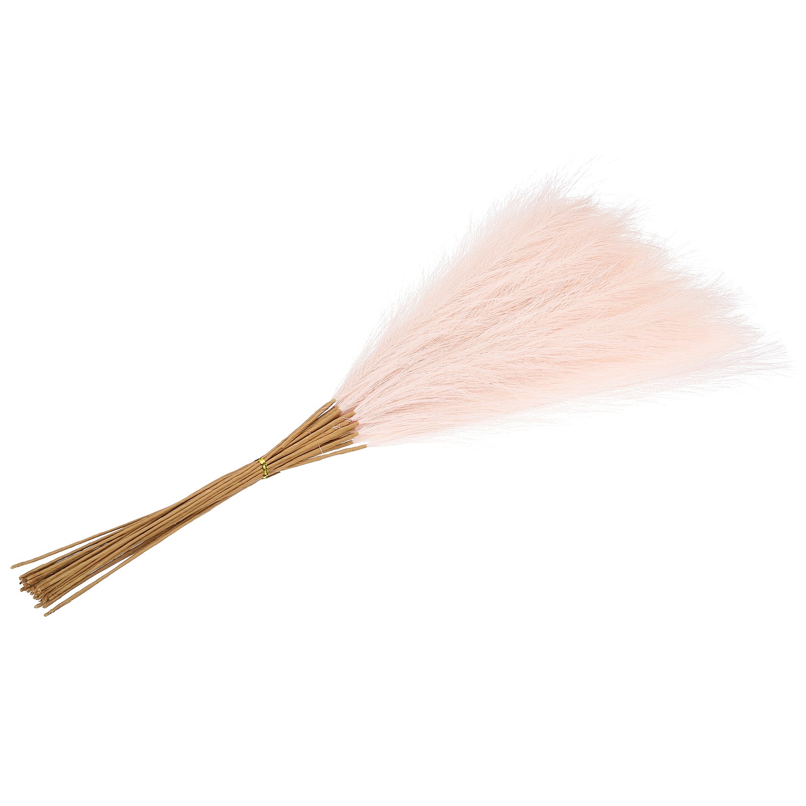 24in Pampas Grass Decor, 50pcs Artificial Pampas Grass Bulk, Pink