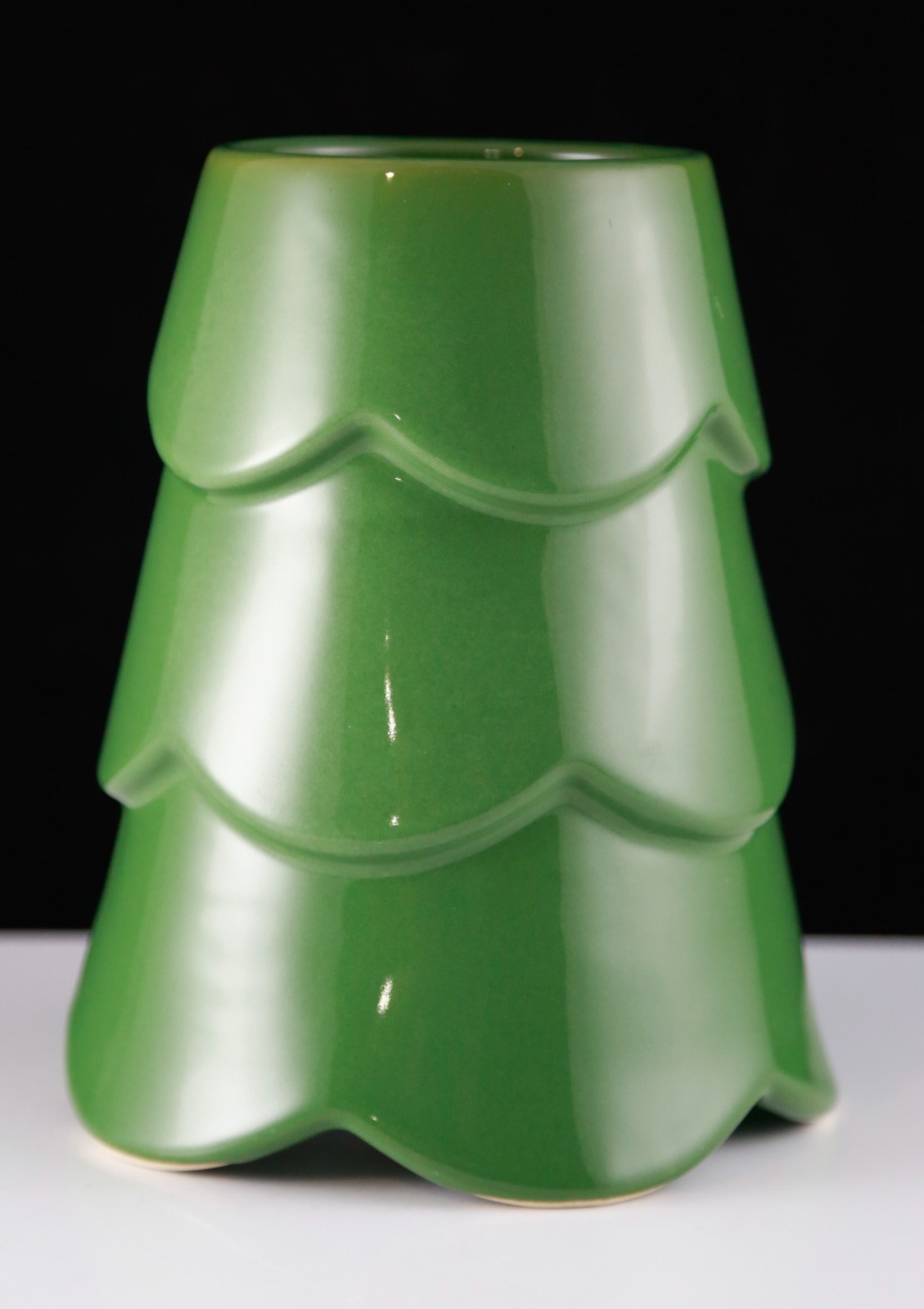 New December Home Green Tree Christmas Decor Vase / Planter