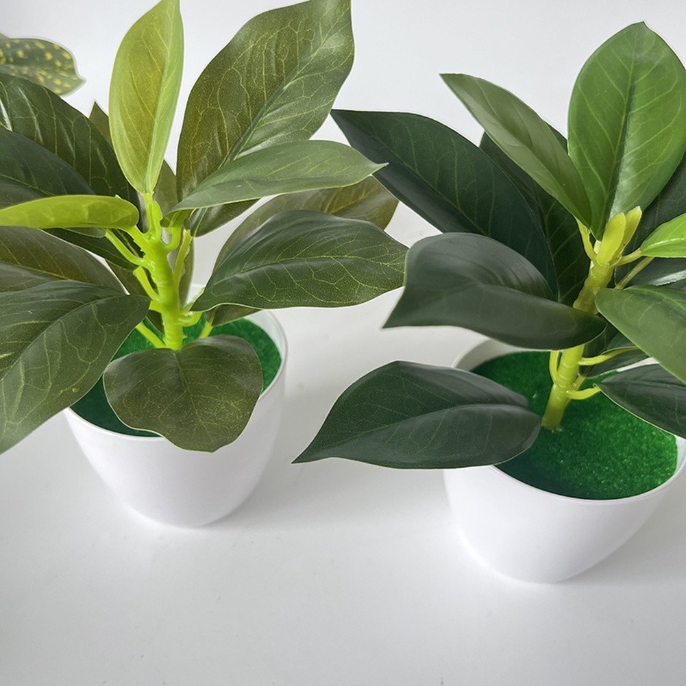Compact Fake Plant 16cm Height for Photography Studio or Live Stream Backdrop