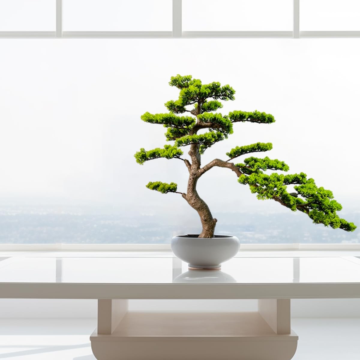 3ft（36in） Artificial Bonsai Tree Juniper Faux Plants Indoor Big Fake Plants D…