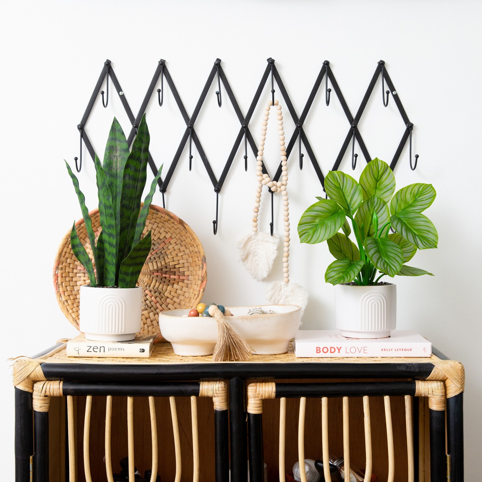 Nearly Natural 16″ Artificial Sansevieria Snake Plant with Decorative Planter
