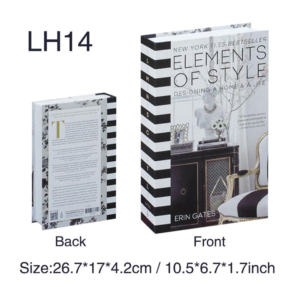 Luxury Fake Books For Home Decoration Accessories for Living Room Tables Desks