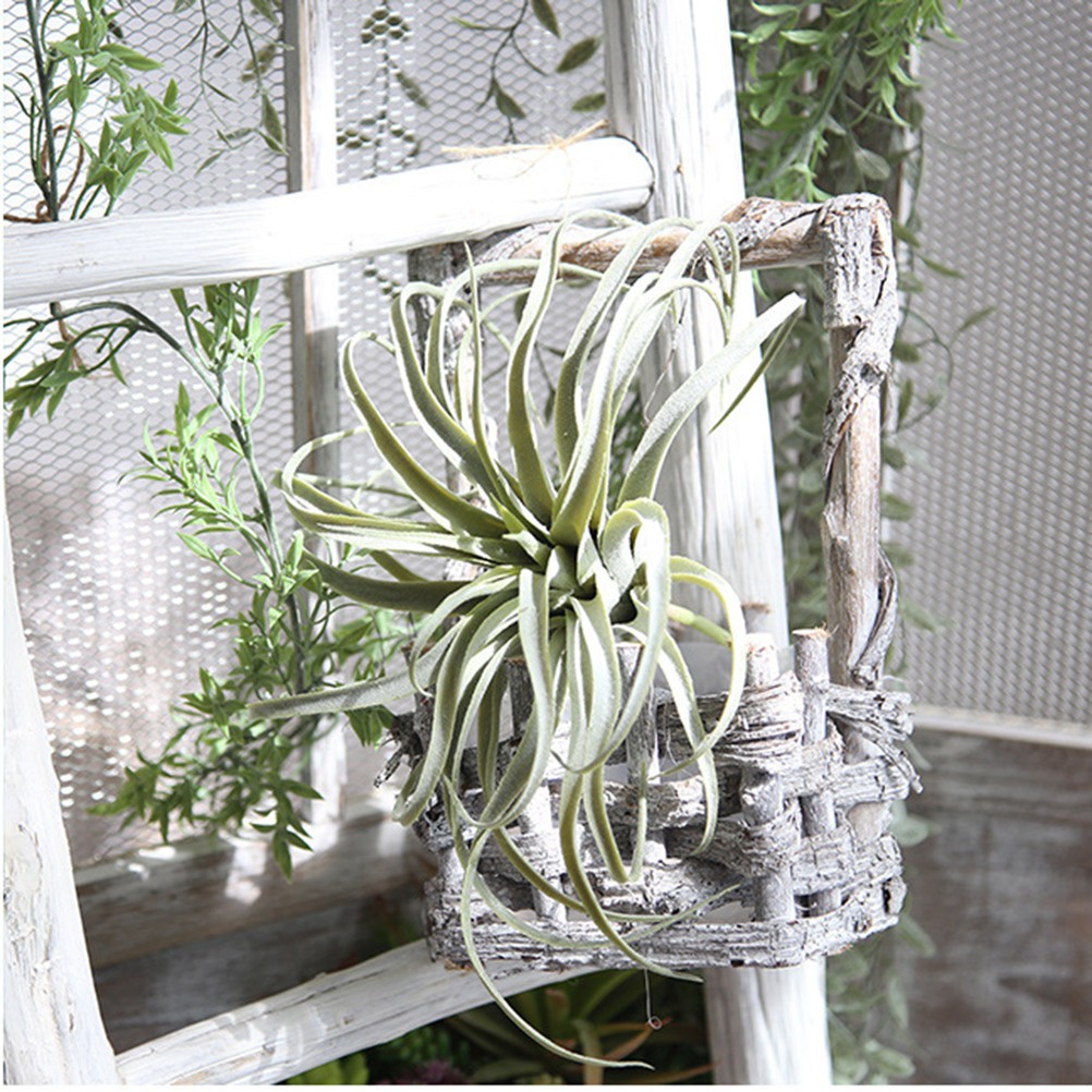 2Pcs Reusable Artificial Green Leaves Faux Greenery for Home and Office Decor