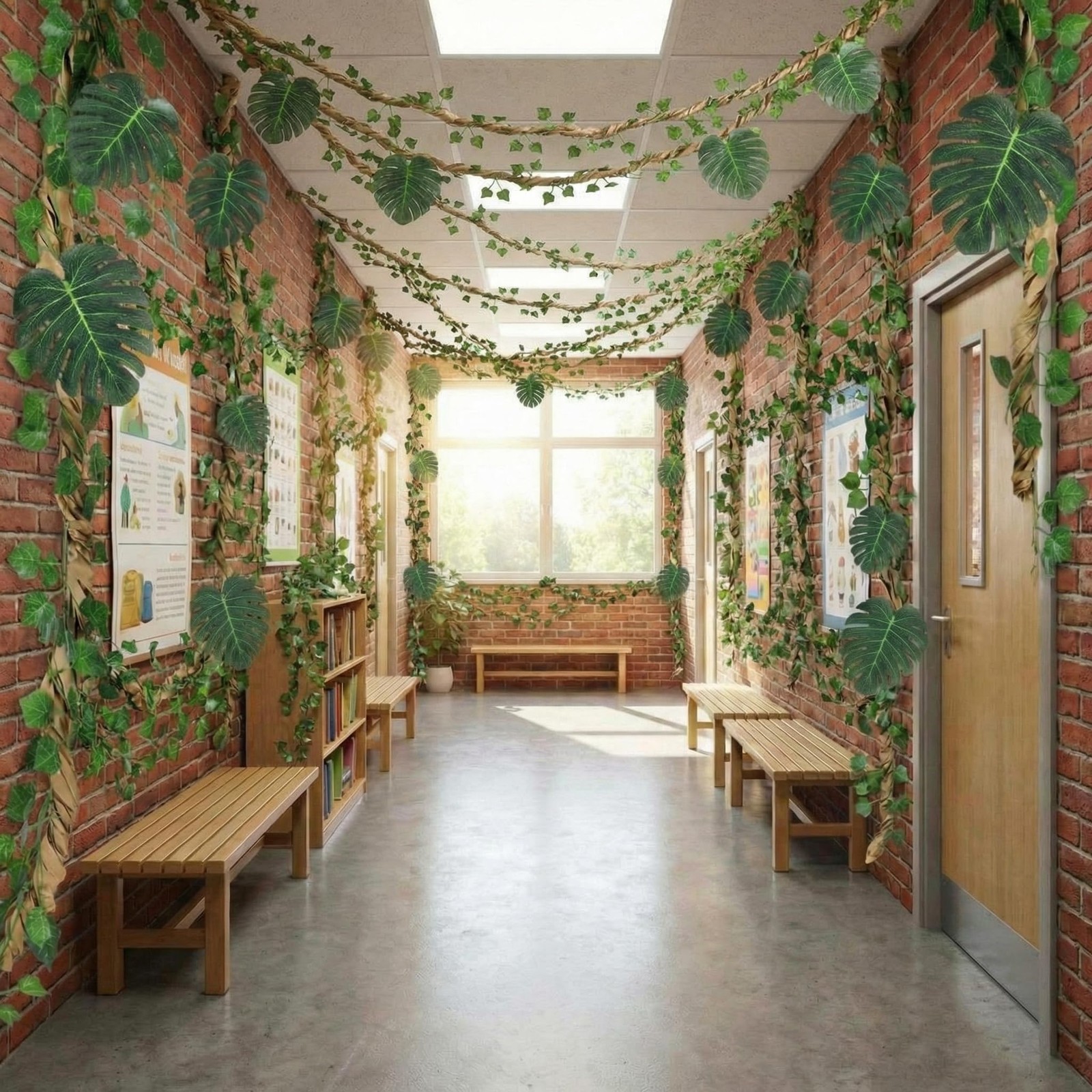 Jungle Theme Party Decoration Vine for Classroom Room Safari Rainforest Leaf …
