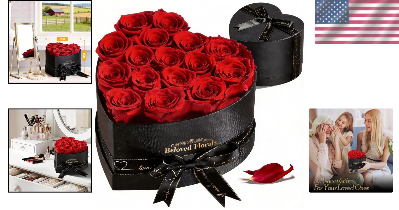 Handcrafted 16 Preserved Roses – Stunning Gifts for Women & Romantic Moments
