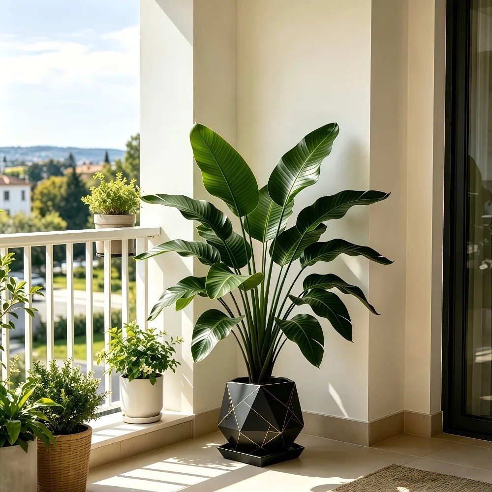 24 Leaf Artificial Banana Plant Large Faux Tropical Green Indoor Outdoor Decor