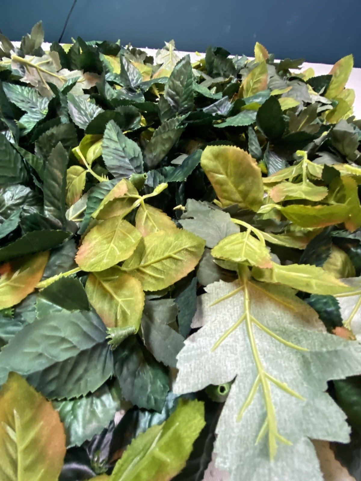 Hundreds Of Pieces Artificial Faux Fake Silk Greenery Leaves DIY Wedding Crafts