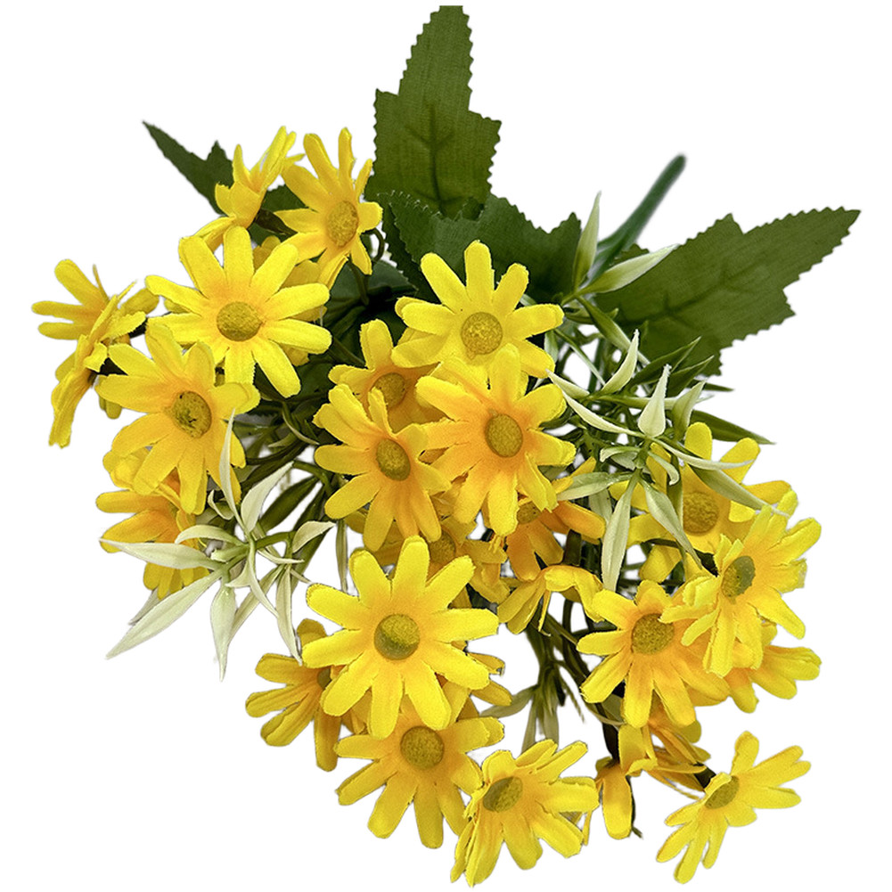 Silk Wild Chrysanthemum Faux Flowers 6 Branches 34cm for Event Styling