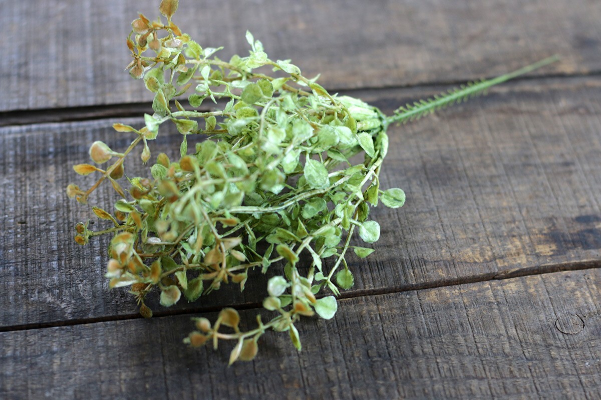 Artificial Floral Picks Set of 2 Baby’s Grass Greenery Primitive Decor 9 inch