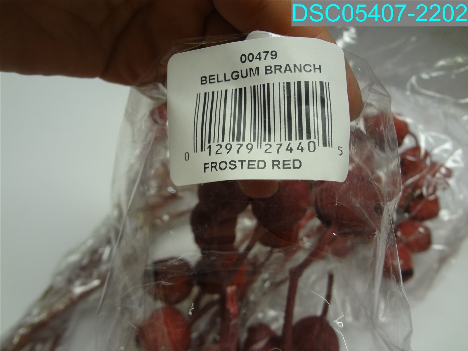 QTY=5: 00479 Bell Gum Branch FROSTED RED 012979274405