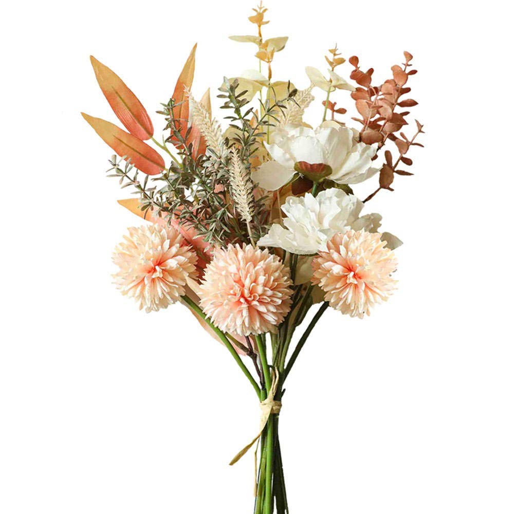 Artificial Fake Flowers Plants Silk Flower Arrangements Wedding Bouquets Deco…
