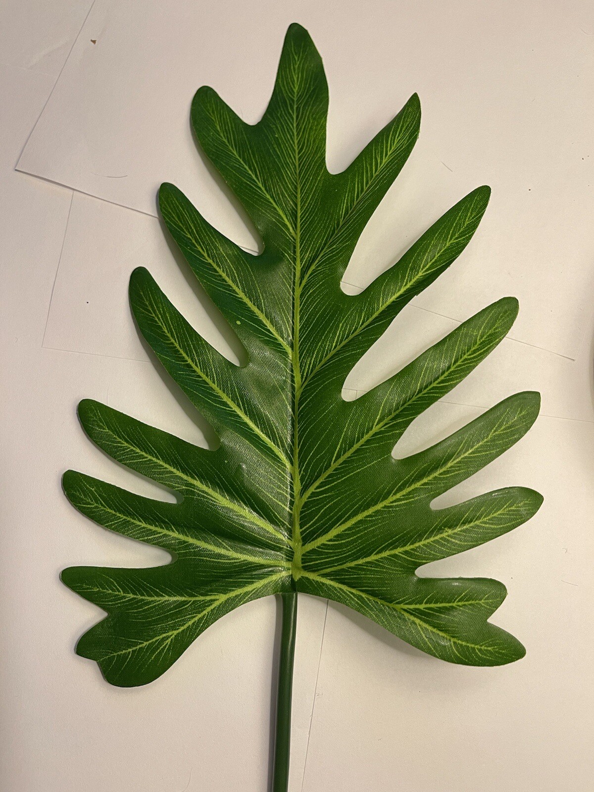 Philodendron realistic Artificial Plants Leaves with stem Stunning & Green