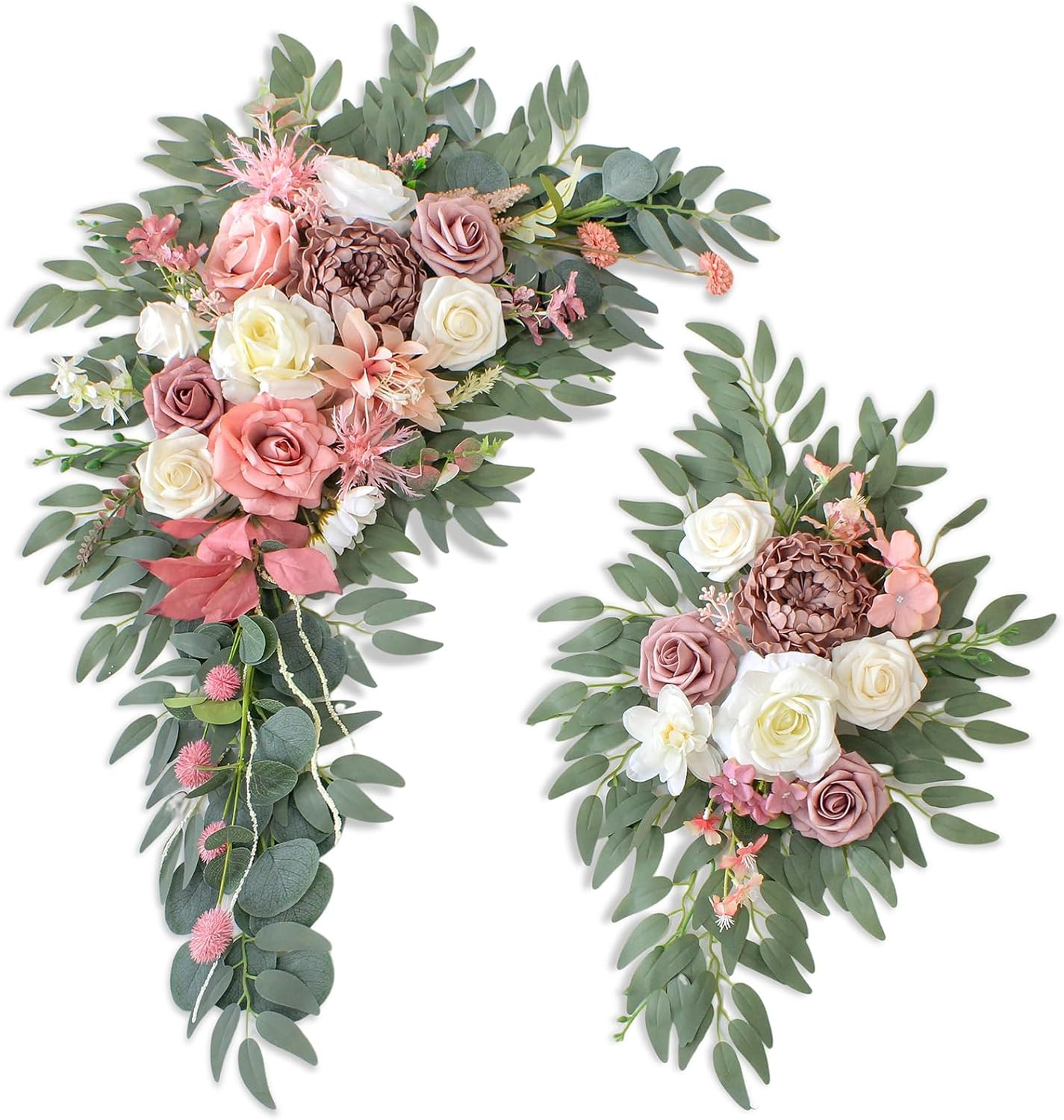Artificial Flowers Wedding Arch Decor Arch Flowers (Set of 2) for Wedding Welcom