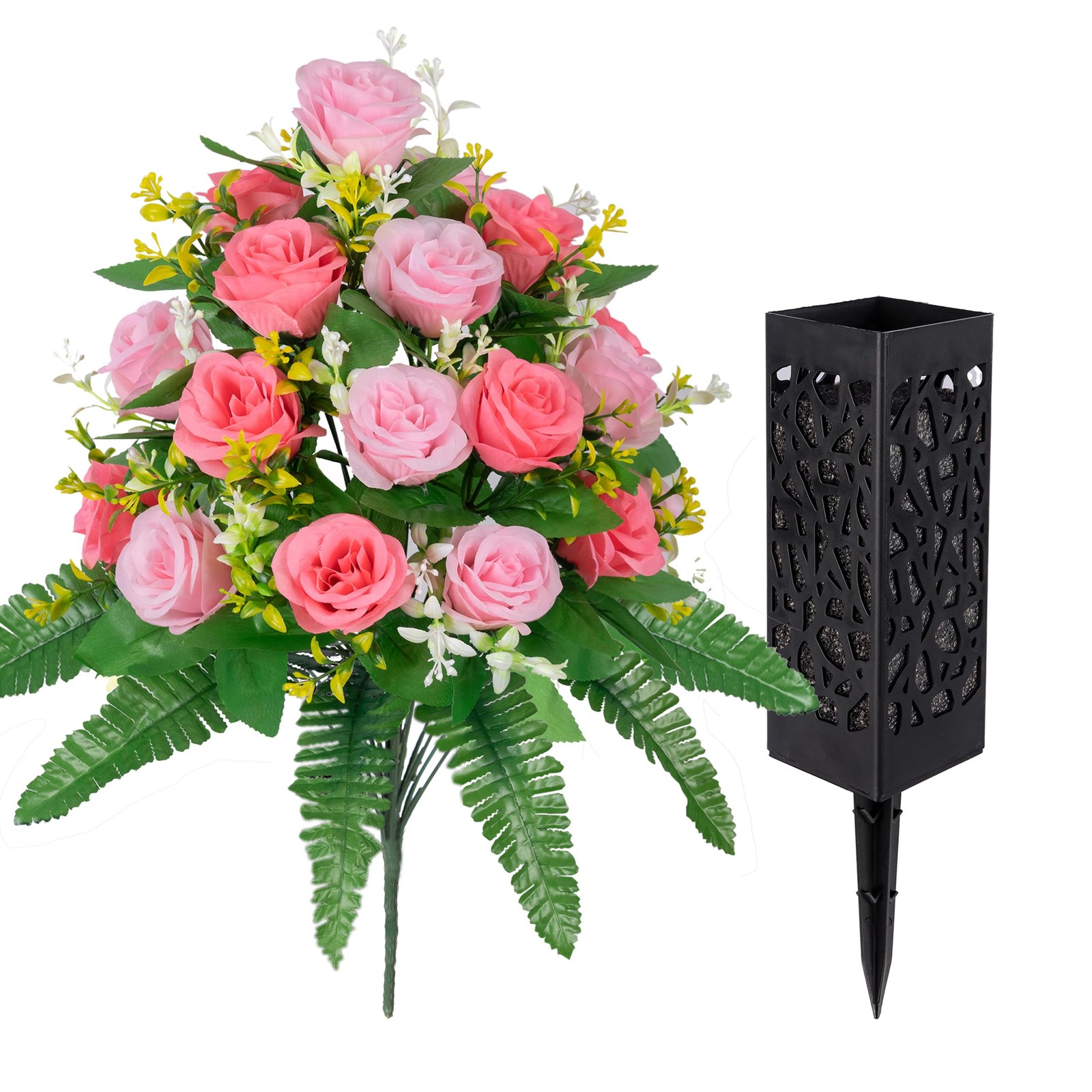 Artificial Cemetery Flowers“ Grave Decorations Cemetery Flowers For Grave Vase A