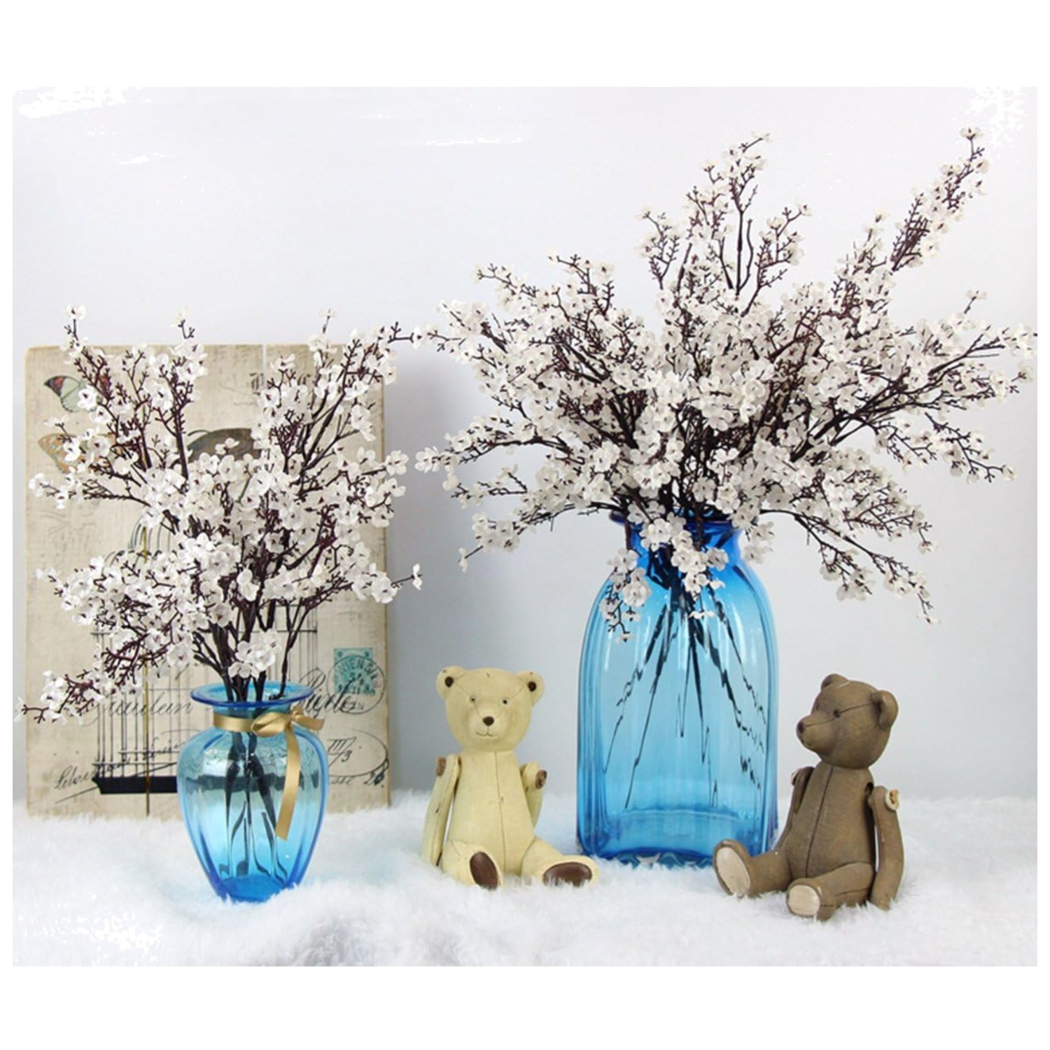 Small Artificial Flowers Realistic Faux Floral