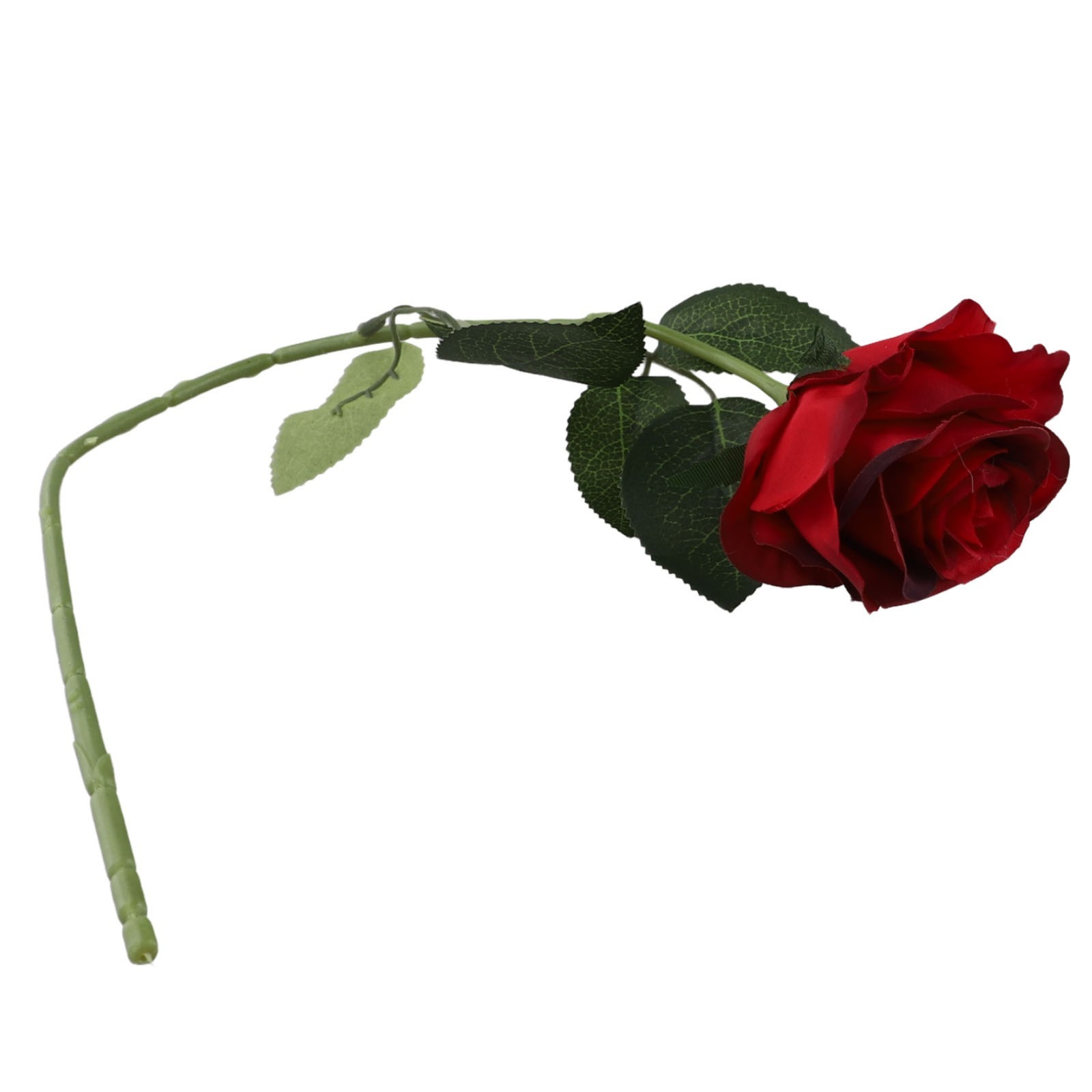 Stylish Single Rose Artificial Flower for Captivating Living Room Ambiance