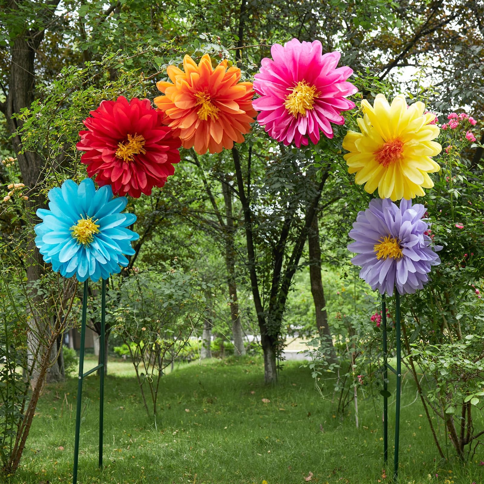 Large Paper Flowers, 20 Inch Tissue Paper Flowers Decorations for Wall, Yello…