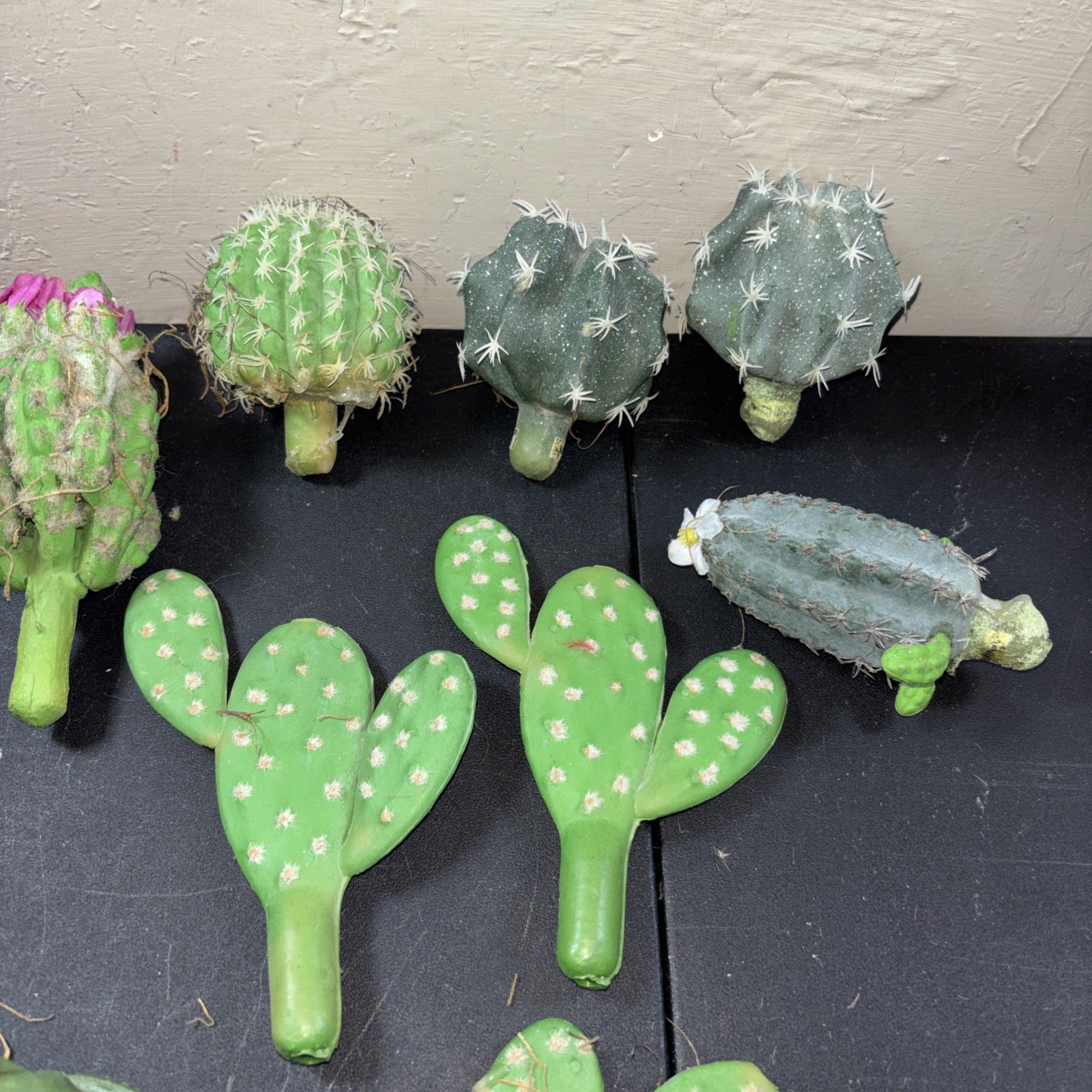 10 Faux Cactus Fake Saguaro Southwestern Plastic Succulent Decor B