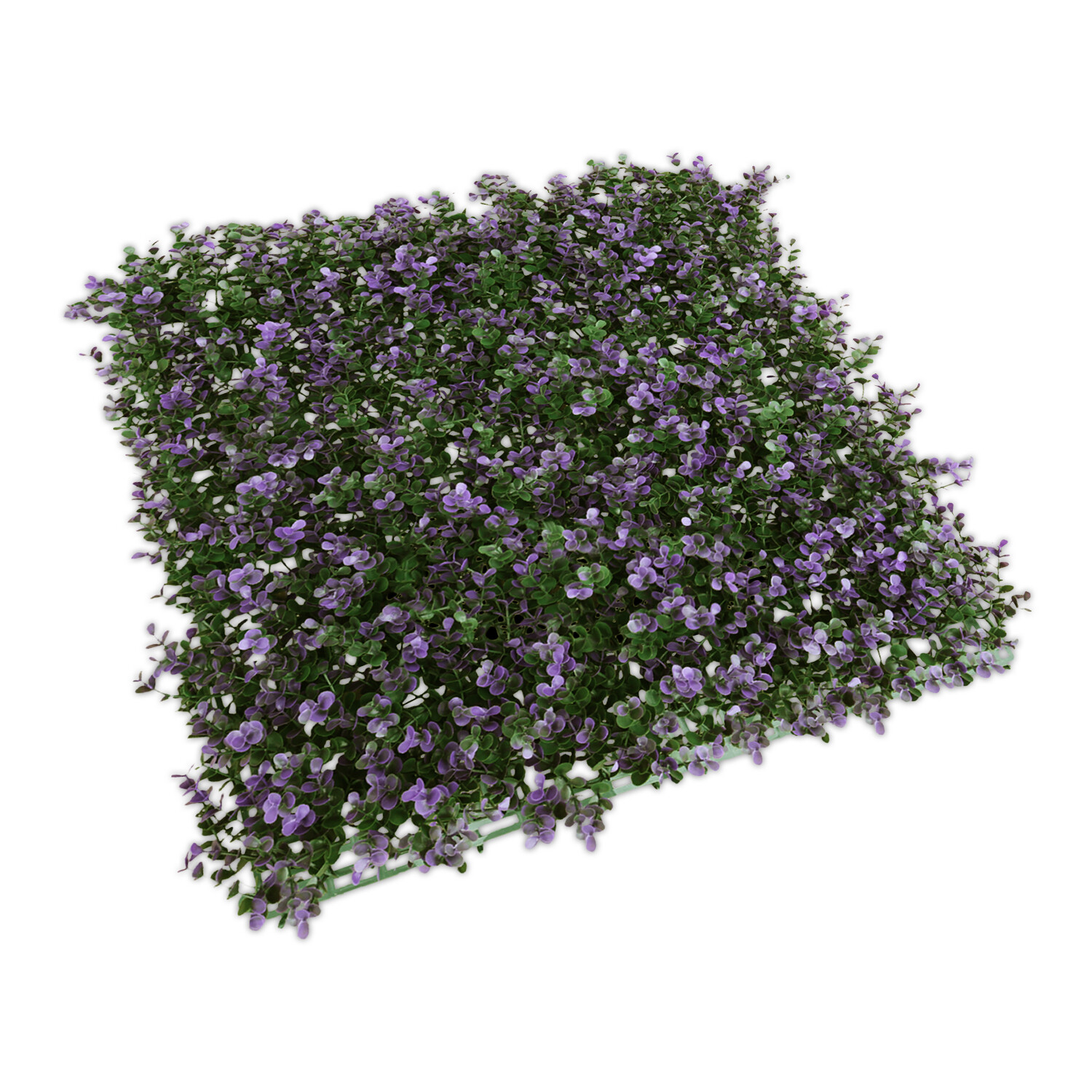 20×20” Artificial Lavender Buxus Mat Wall Hedge Decor Privacy Fence Panel Grass