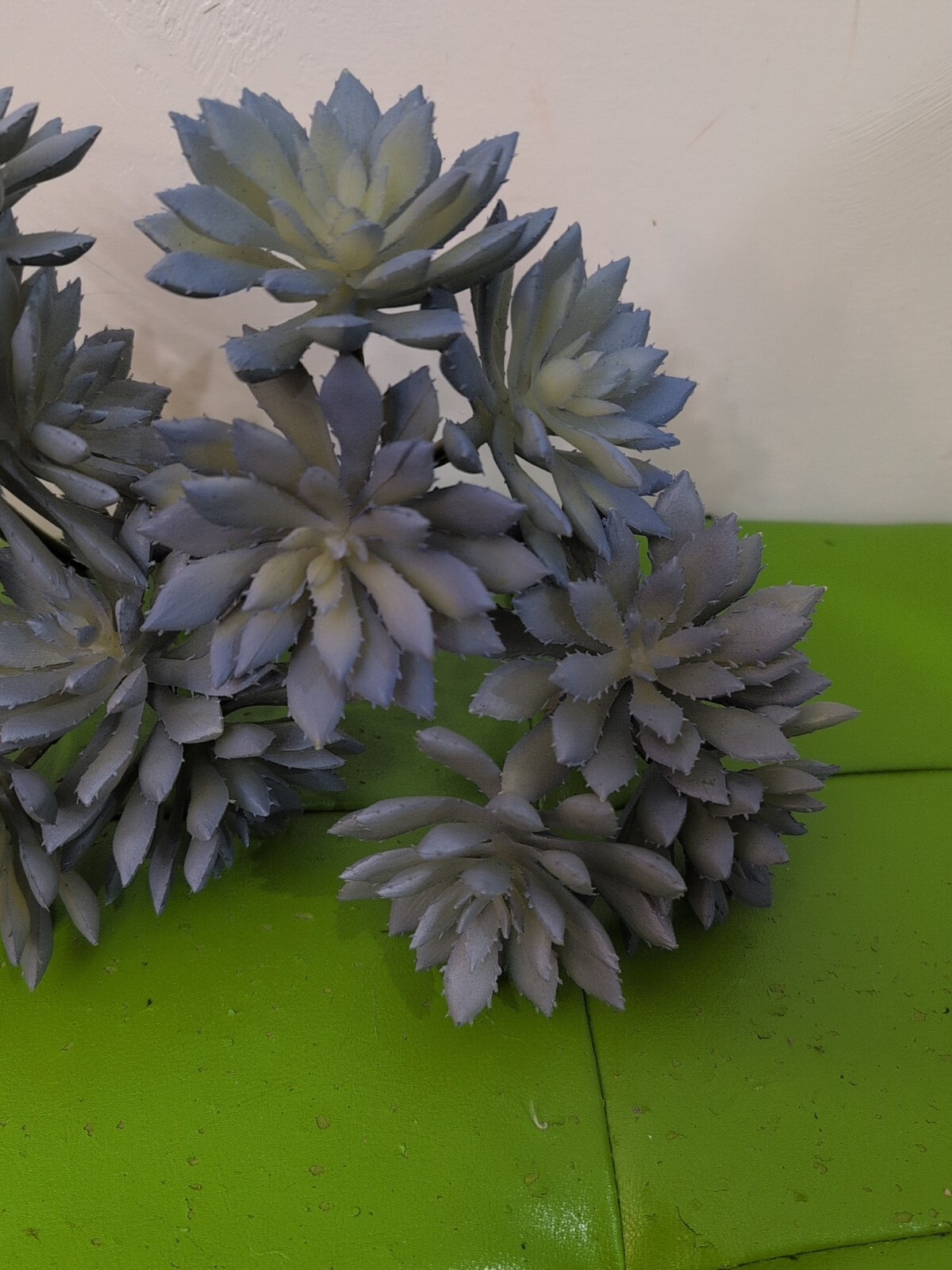 Artificial Anenome Purple/Blue Succulent Clusters Pick (5) Lot