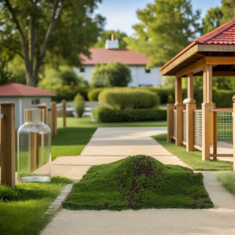 Realistic Terrarium Moss Imitation Mat Simulated Lawn Artificial Grass Turf