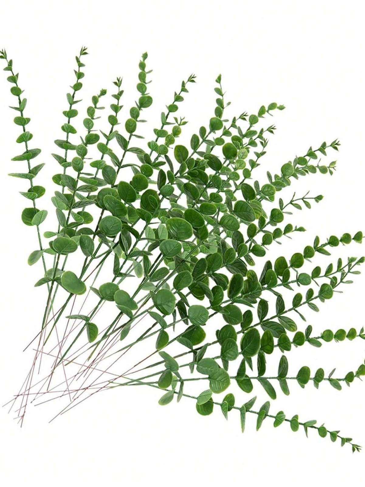 Artificial Eucalyptus Stems Faux Greenery Wedding Bouquet Home Decor Plant