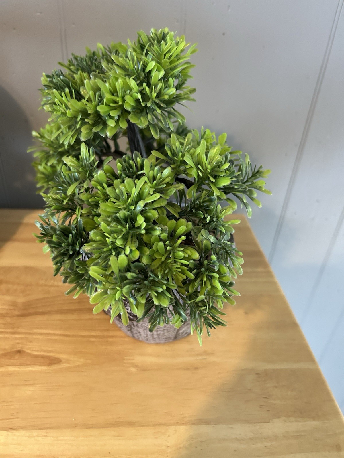Artificial Bonsai Tree for Office Desk Potted Japanese Pine, 10×9 Inch